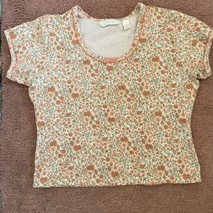 Victoria’s Secret Country Collection Cropped Floral T Shirt